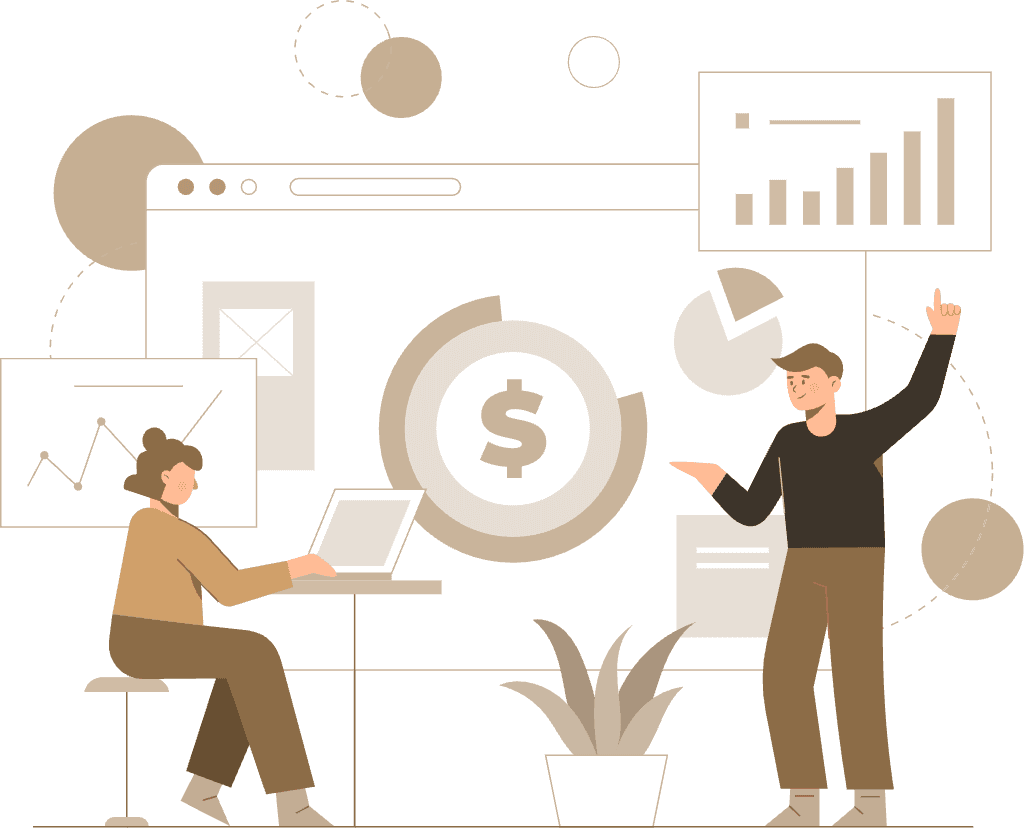 Equipo colaborando con datos y métricas